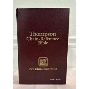 Thompson Chain-Reference Bible New International Version Red Letter Edition Hard